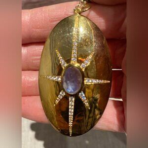 Argento Vivo gold long necklace